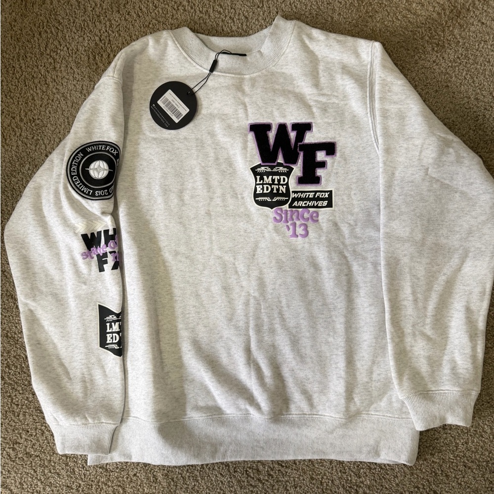 White Fox crewneck limited edition